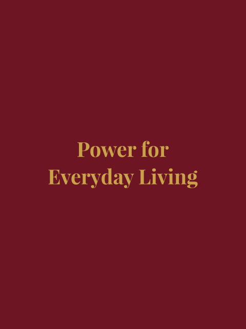 Power for Everyday Living — sample cover
